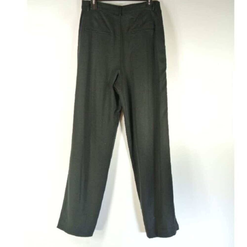 NEW Reformation Mason Black High Rise Trouser Pants Size 6 #2855 - Picture 7 of 10